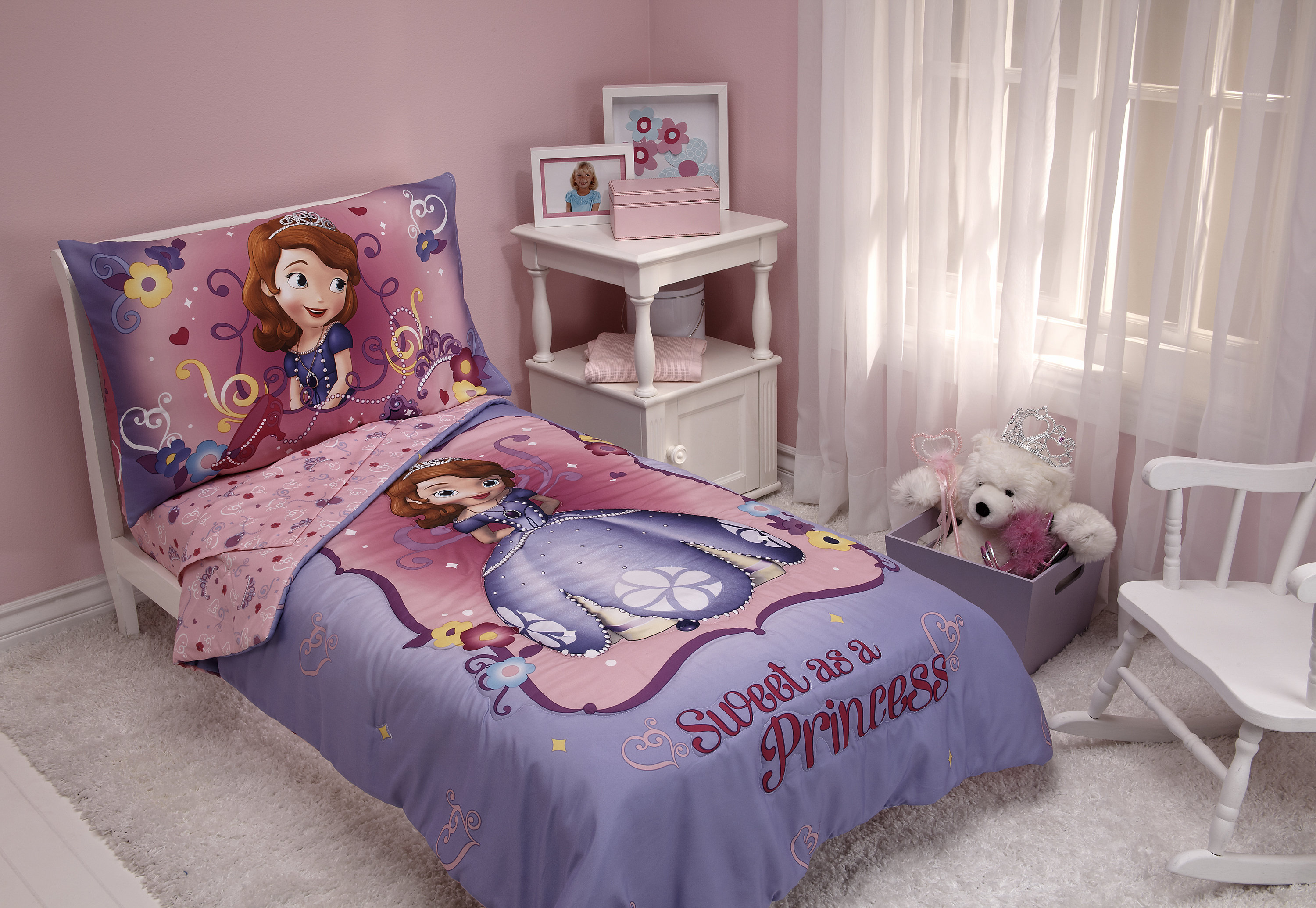 Bedding Disney FROZEN Anna+Elsa TODDLER BED SET Quilt Sheets Girls Crib