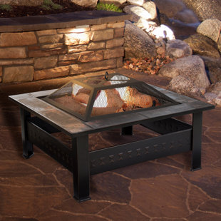 Coffee Table Fire Pit Wayfair Steel Wood Burning Fire Pit Table