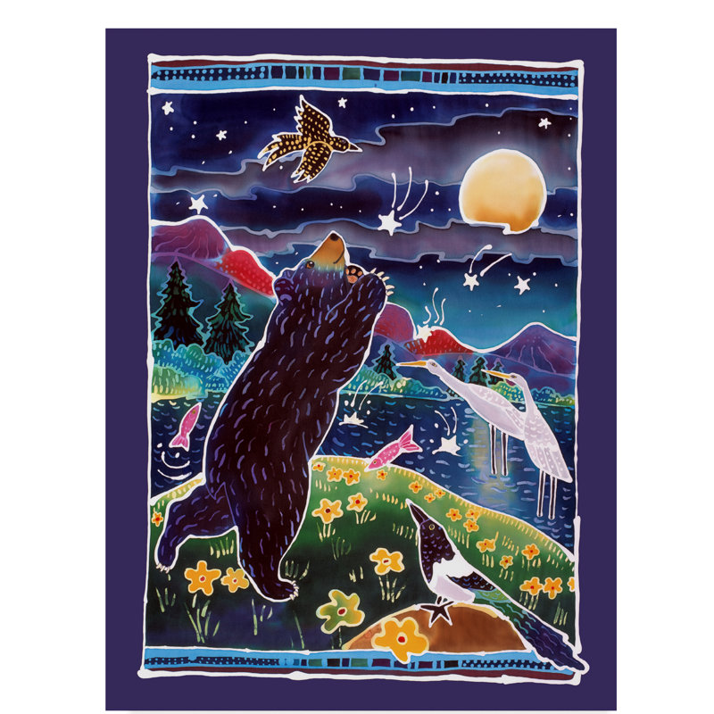 Trademark Art Catch A Shooting Star Acrylic Painting Print On