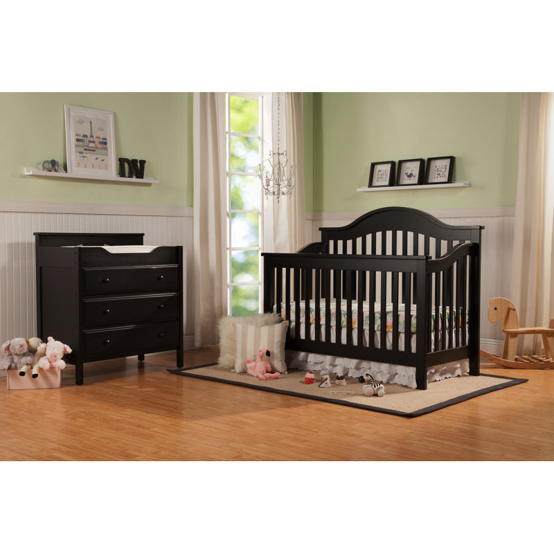 black nursery furniture set