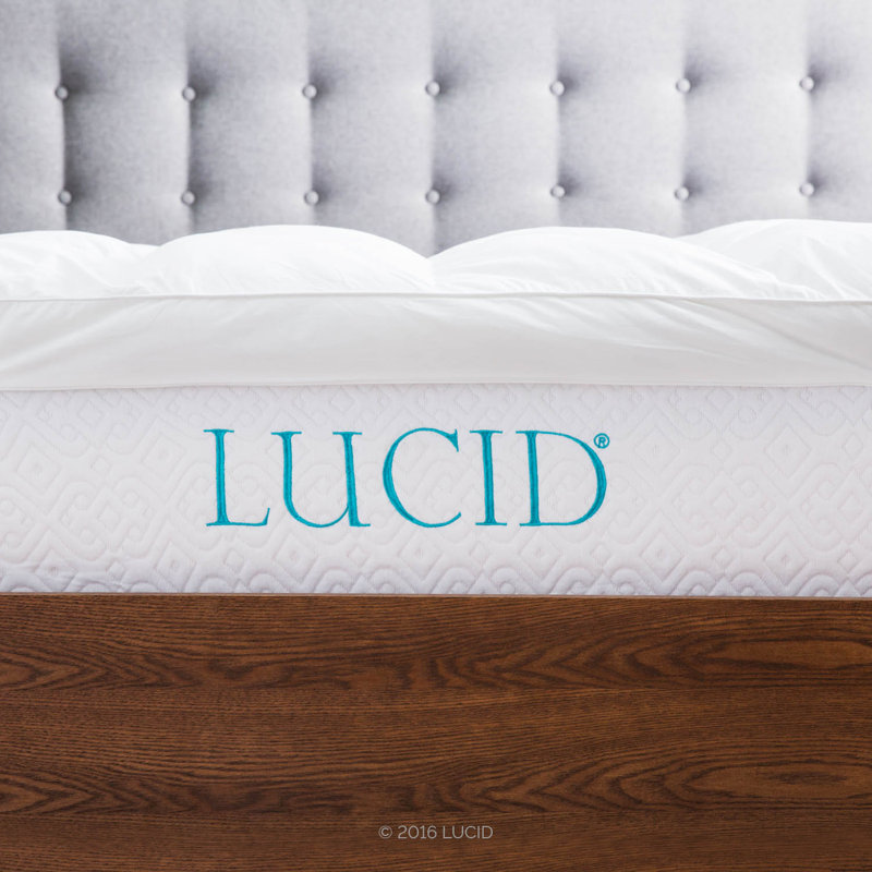 Lucid 3" Down Alternative Mattress Topper & Reviews Wayfair