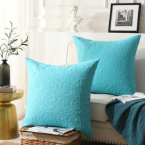 teal pillow sham