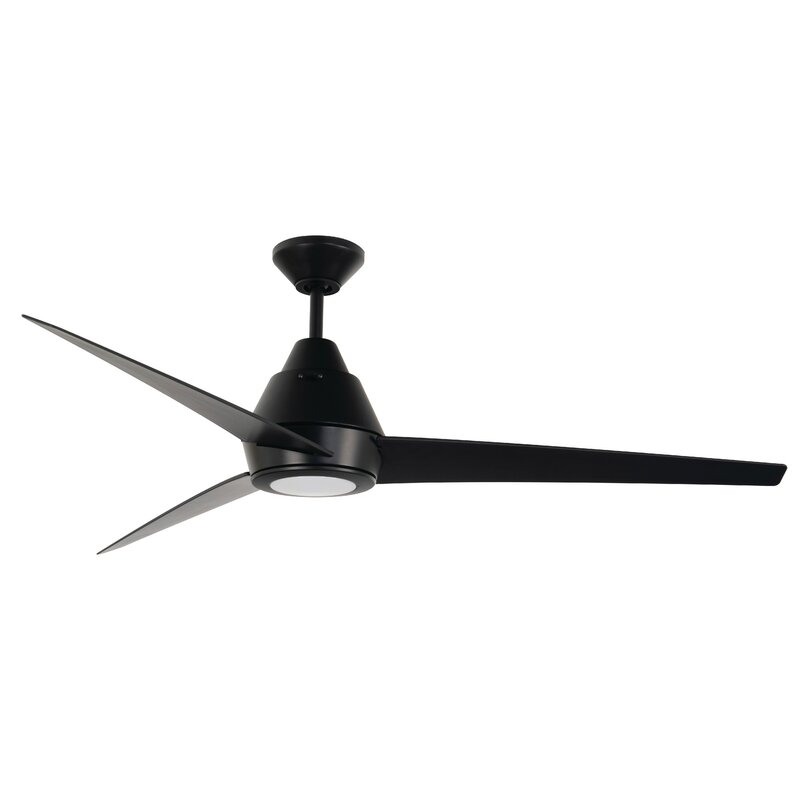 Wade Logan 56 Parkside 3 Blade Led Ceiling Fan With Light Kit