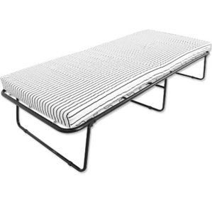 Metal Folding Bed with Mattress by Nova Furniture