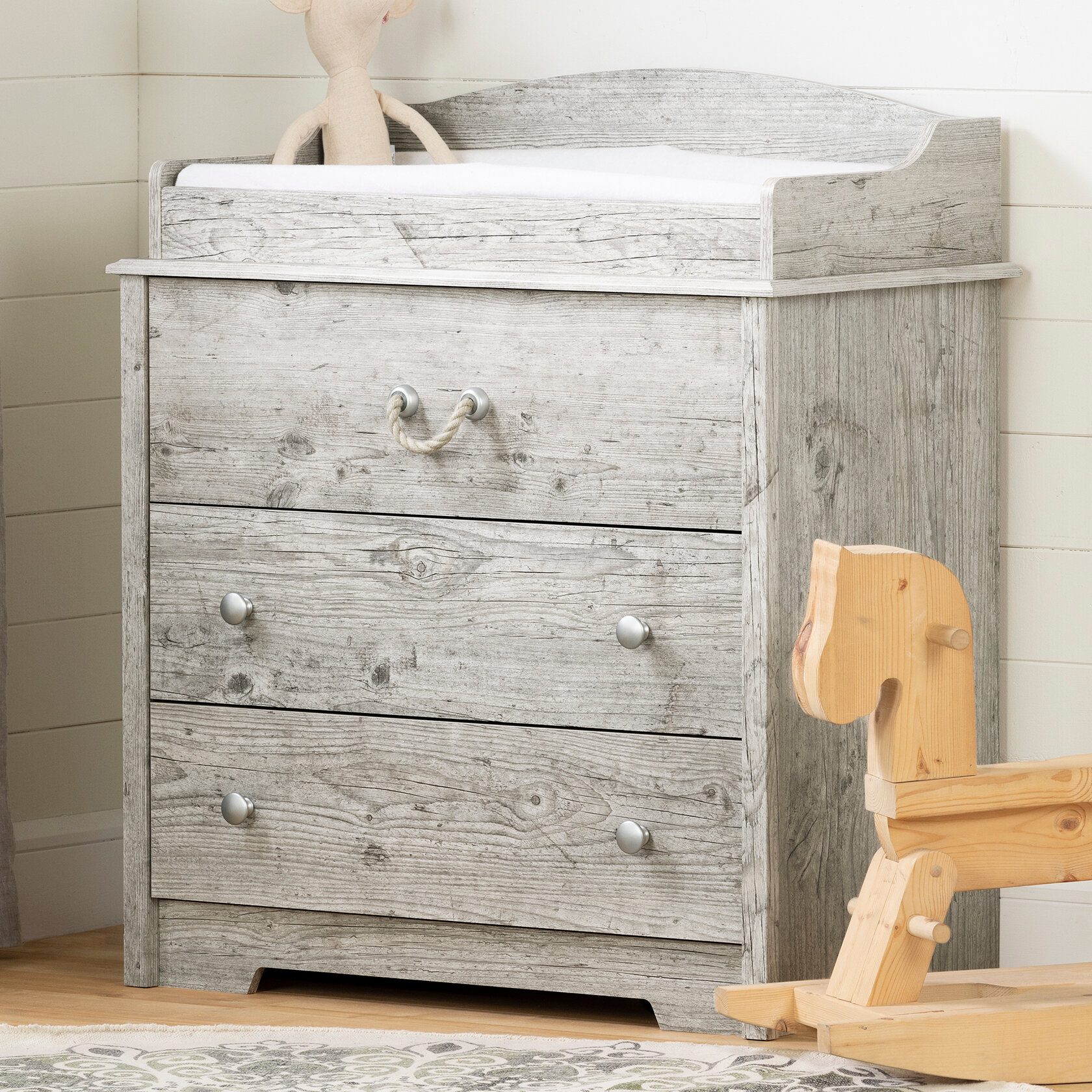 turning a dresser into a changing table