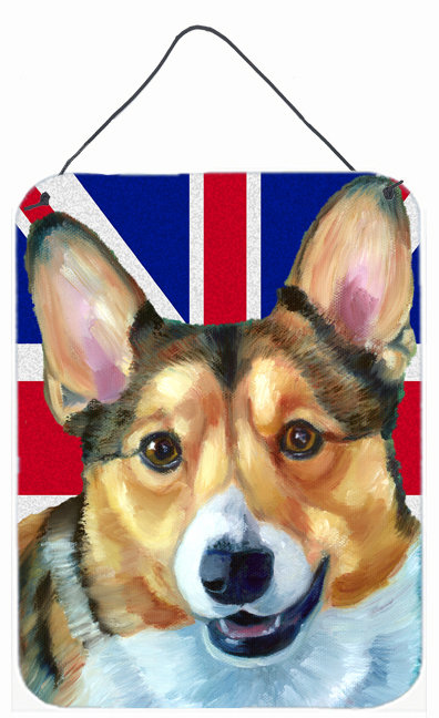 Caroline S Treasures Corgi With English Union Jack British Flag Painting Print Wayfair