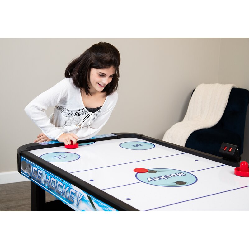 Hathaway Games Face Off 60 Two Player Air Hockey Table With