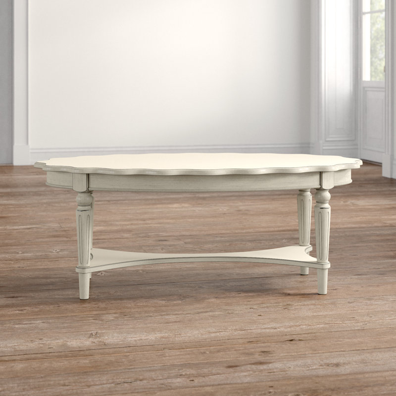 Kelly Clarkson Home Quitman Solid Wood Coffee Table With Storage