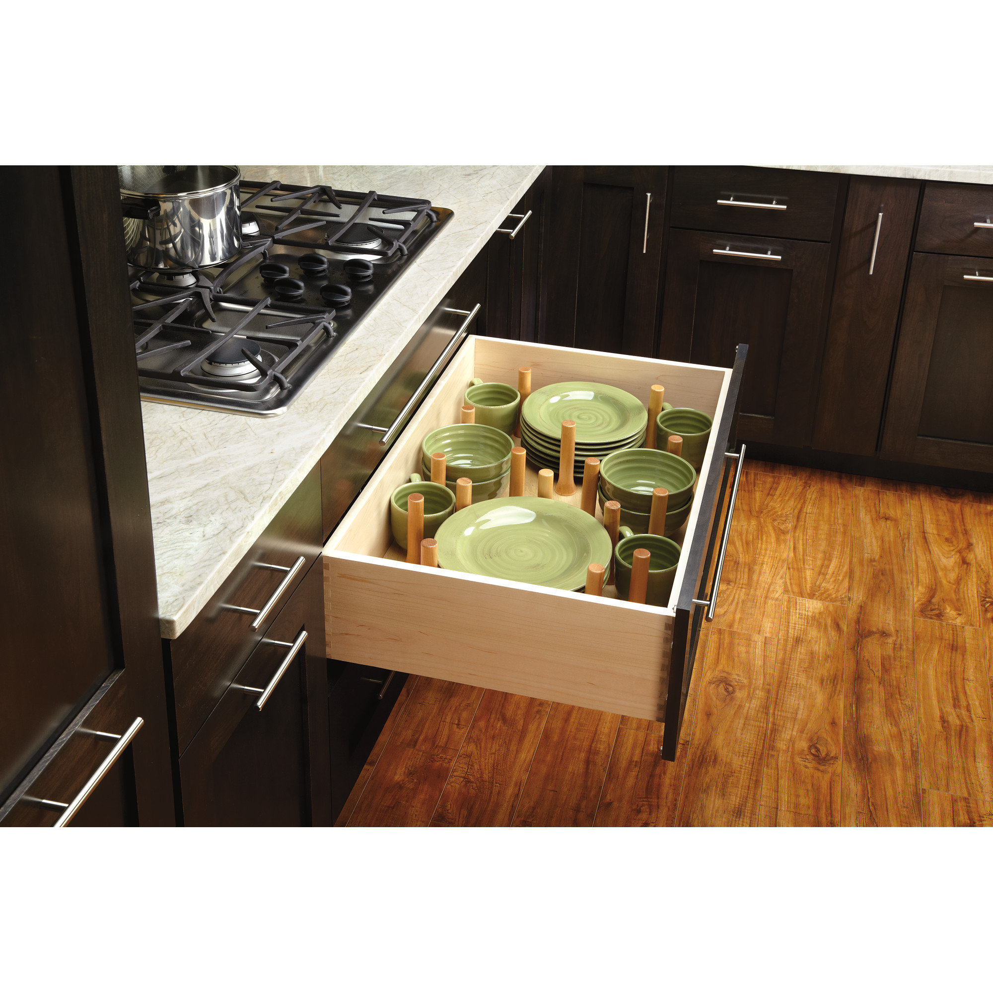 Rev A Shelf Wood Peg Board System 6 62 H X 30 25 W X 21 5 D