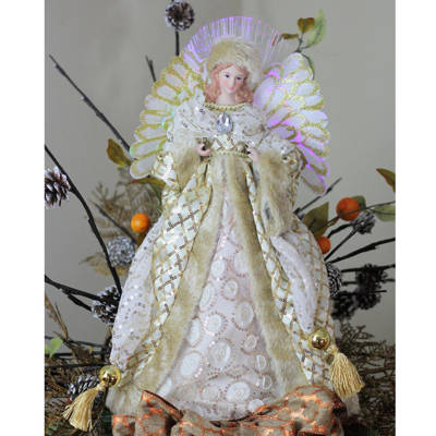 The Holiday Aisle Feather Angel Wings Tree Topper Reviews Wayfair