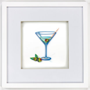 Martini Wall Decor Wayfair Gin Martini Framed Wall Decor