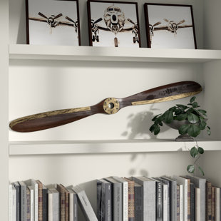 Airplane Helicopter Decorative Objects You Ll Love Wayfair Nordheim Wood Airplane Propeller Sculpture