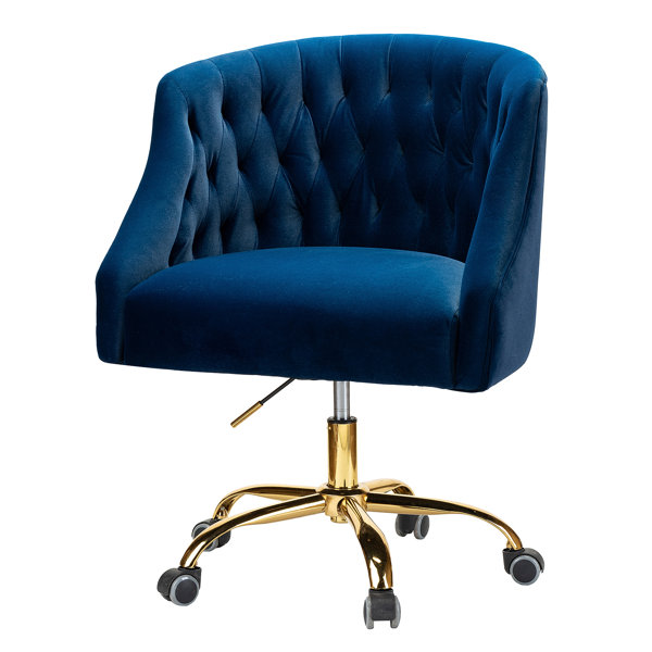 blue desk chair