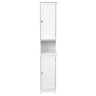 Tall Bathroom Cabinets Wayfair Co Uk Vida Priano 32 X 170cm Free Standing Tall Bathroom Cabinet