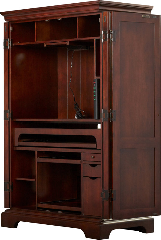 Darby Home Co Sidell Computer Armoire & Reviews Wayfair