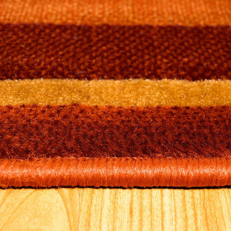Allstar Rugs Orange Black Area Rug Reviews Wayfair Orange Black Area Rug