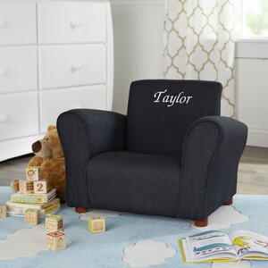 Blue Denim Personalized Kids Club Chair