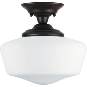 Sainz 1-Light Semi Flush Mount