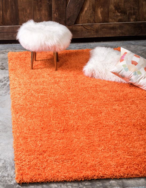 Zipcode Design Madison Orange Area Rug & Reviews Wayfair