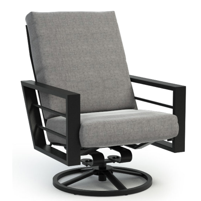 Brayden Studio Niles High Back Rocker Chat Swivel Patio Chair With Brayden Studio Niles High Back Rocker