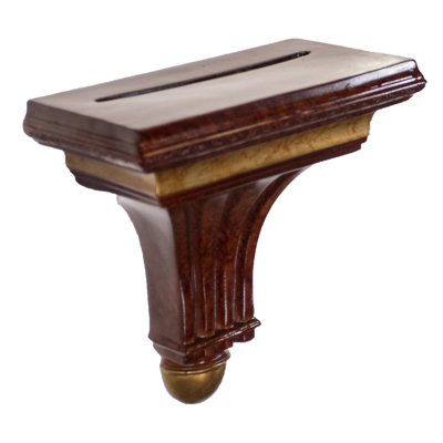 Gutierrez Agate Wooden Floating Shelf World Menagerie Shefinds