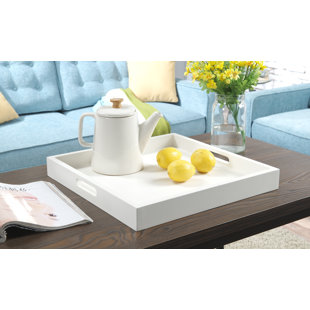 White Decorative Trays You Ll Love Wayfair Quickview