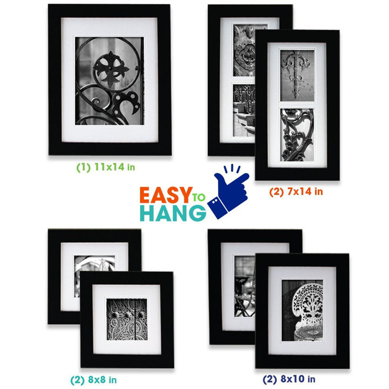 Red Barrel Studio 7 Piece Cabarite Create A Gallery Picture Frame Cabarite Create A Gallery Picture Frame