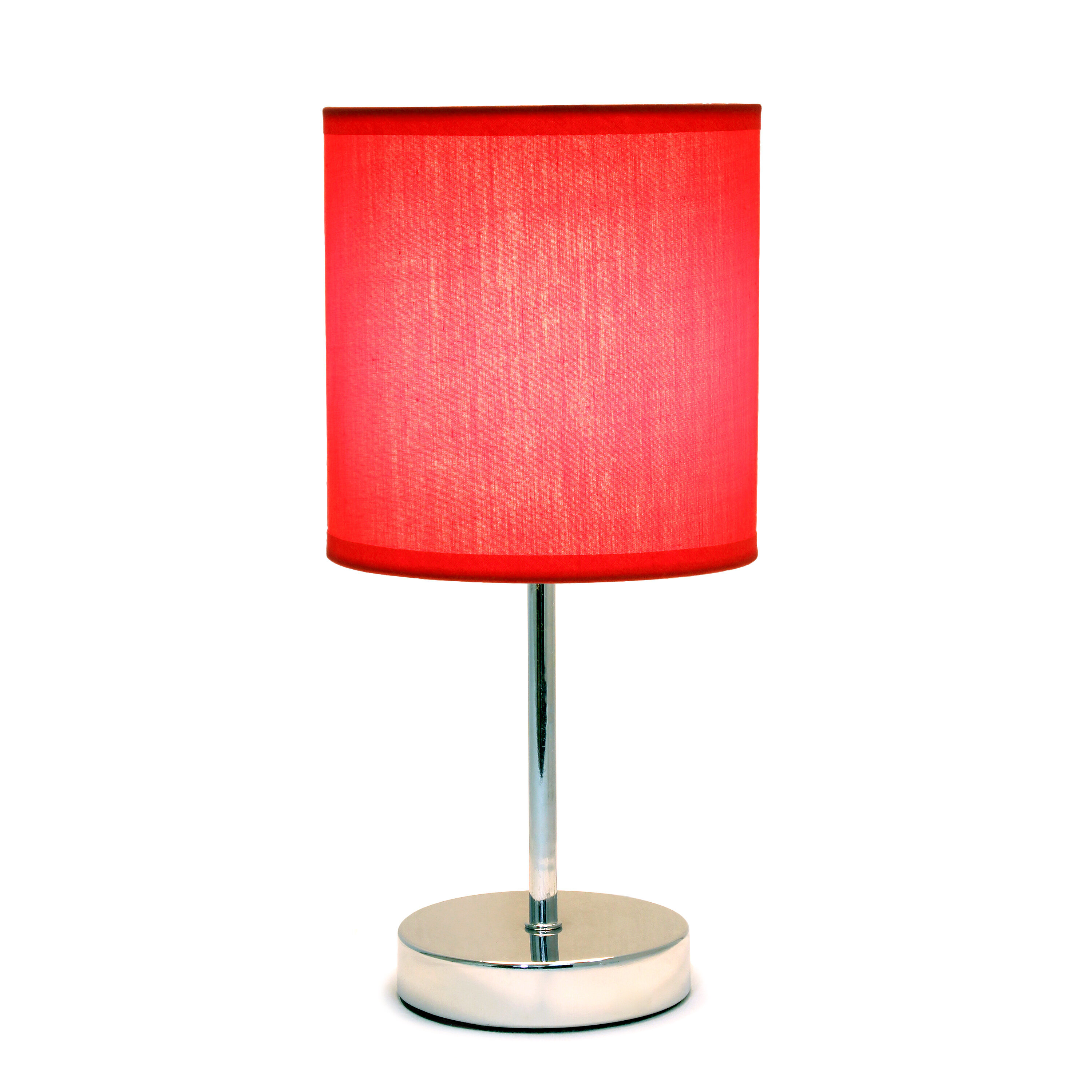 red and gold table lamps