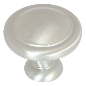 Allison Satin Nickel Mushroom Knob (Set of 10)