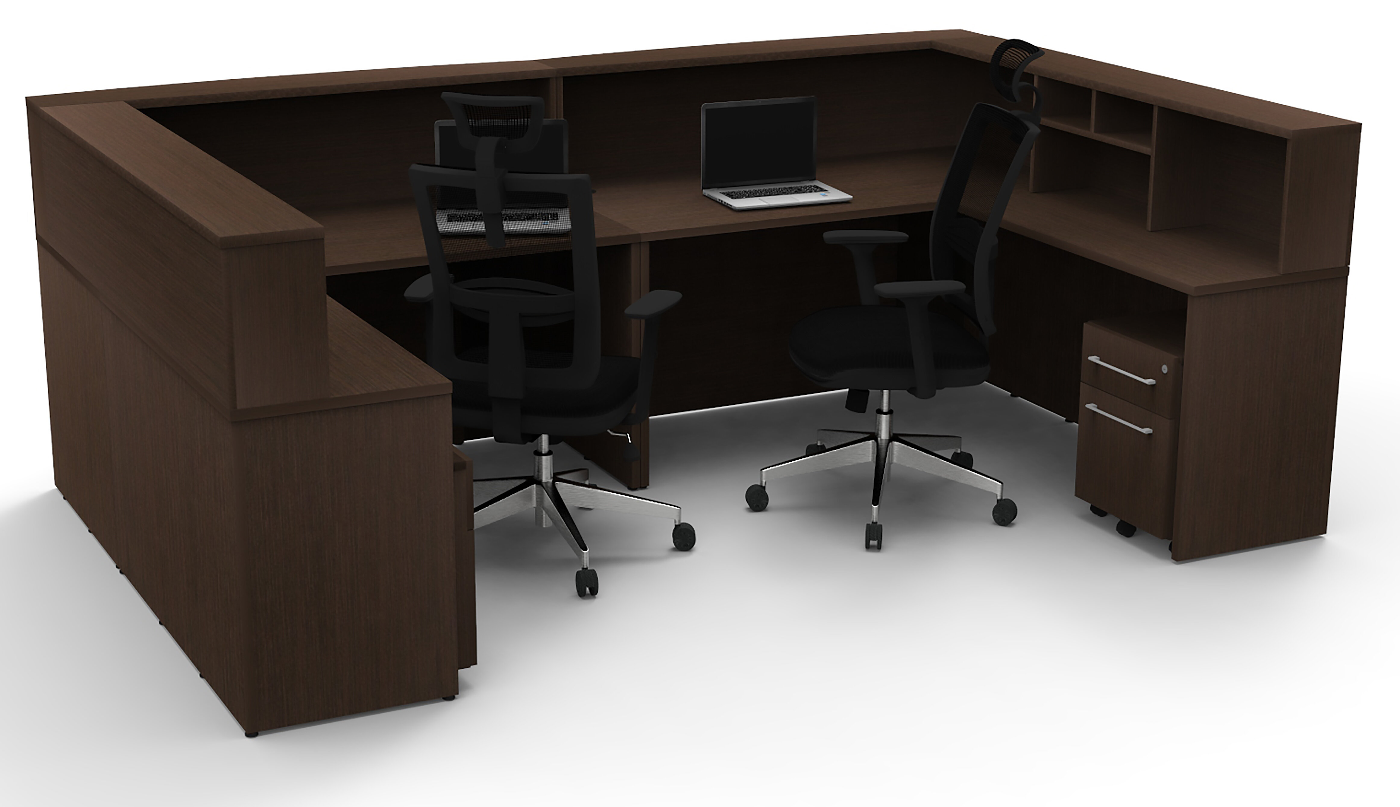 Ebern Designs Muspell U Shape Reception Desk Wayfair