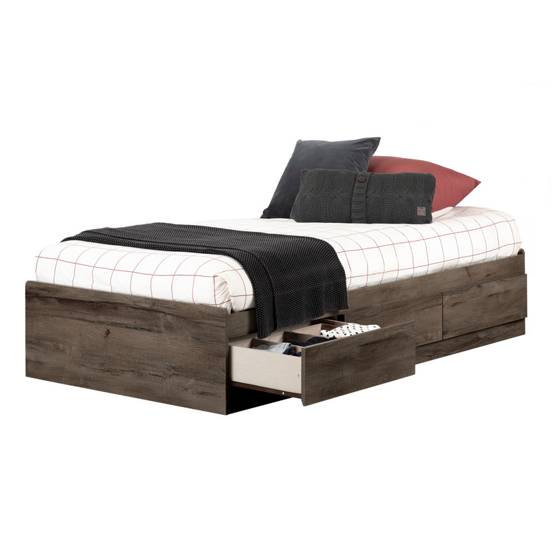 South Shore Vinbardi Twin Mate S Captain S Bed With Drawers