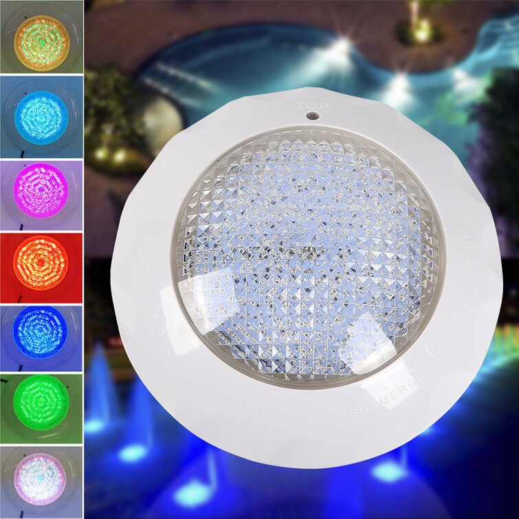 12V 45W LED RGB Underwater Swimming Pool Light Wall Mounted W/ Remote Control