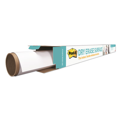 Dry Erase Surface with Adhesive Backing Wall Mounted Whiteboard Post-it® Size: 48" H x 36" W