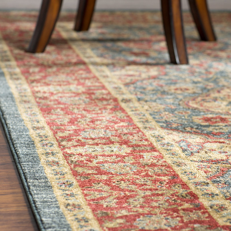 Darby Home Co Alto Red/Blue Area Rug & Reviews Wayfair