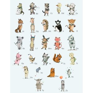 Little Critters ABC by Paola Zakimi Canvas Art