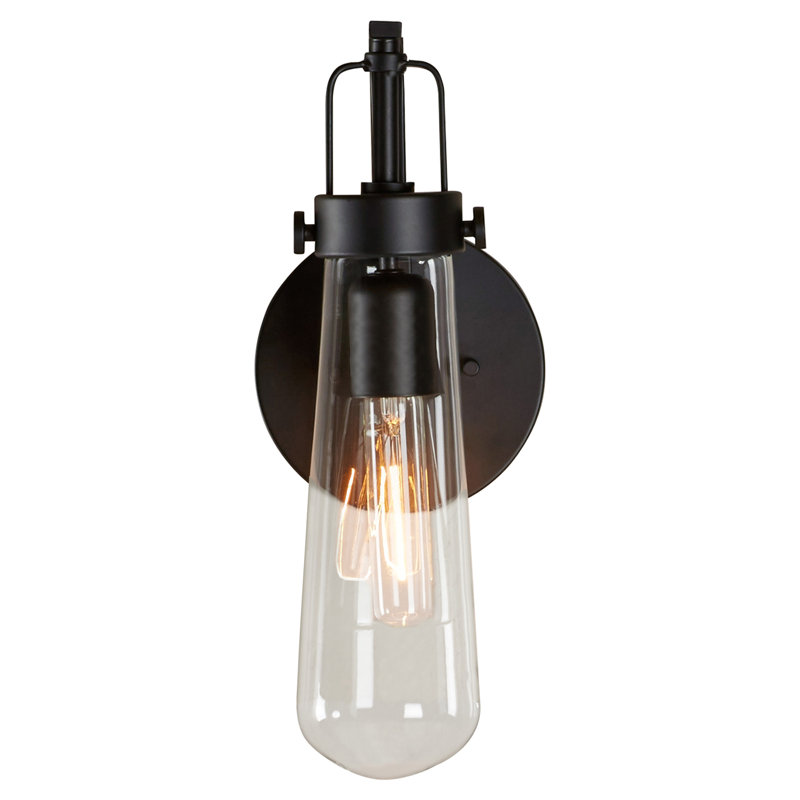 Industrial farmhouse style 1-Light Armed Sconce