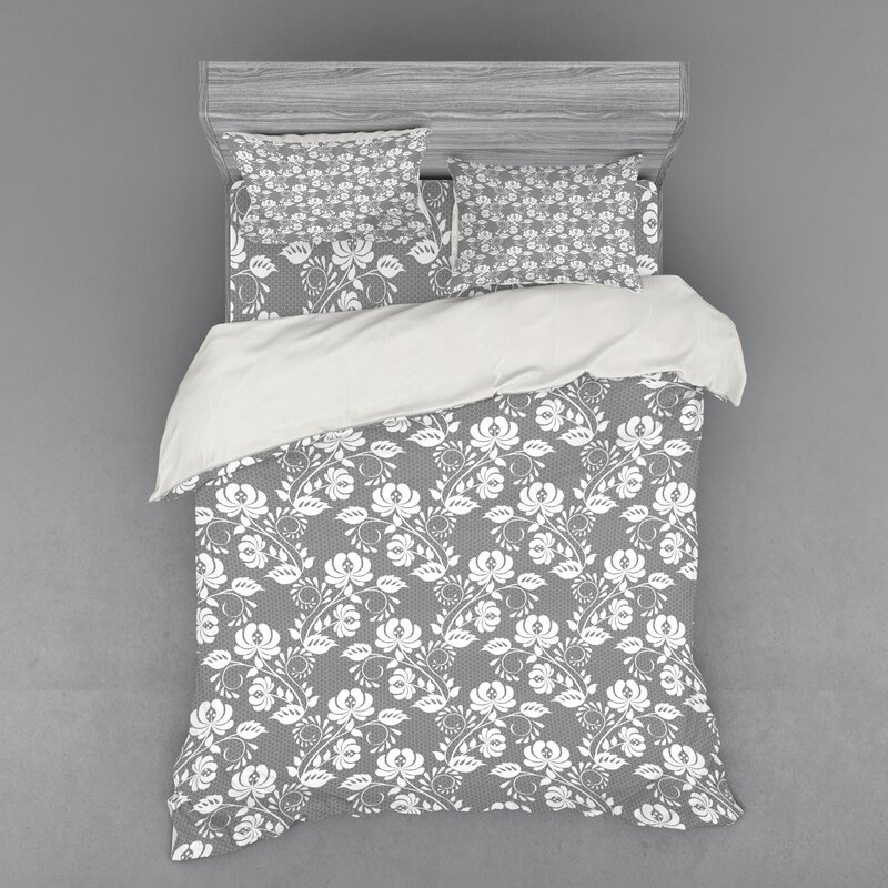 East Urban Home Floral Duvet Cover Set Wayfair