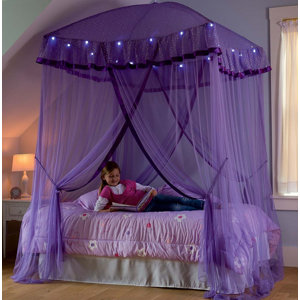 Sparkling Lights Bed Canopy