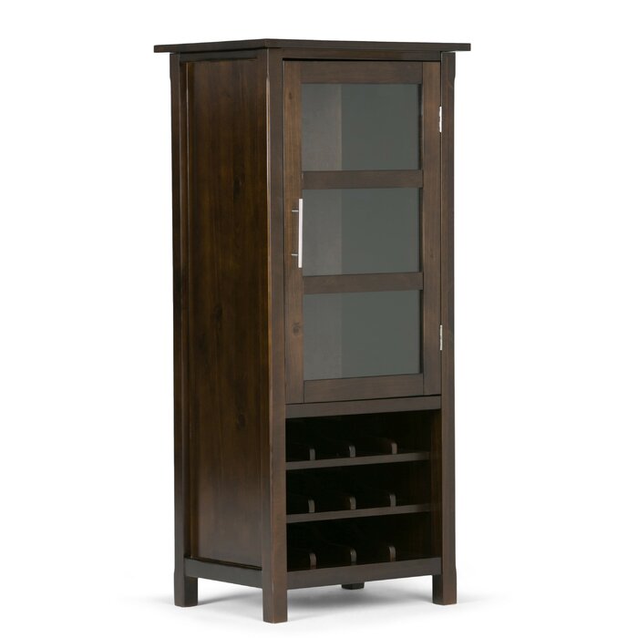 Alcott Hill Agnon Bar Cabinet With Wine Storage Reviews Wayfair