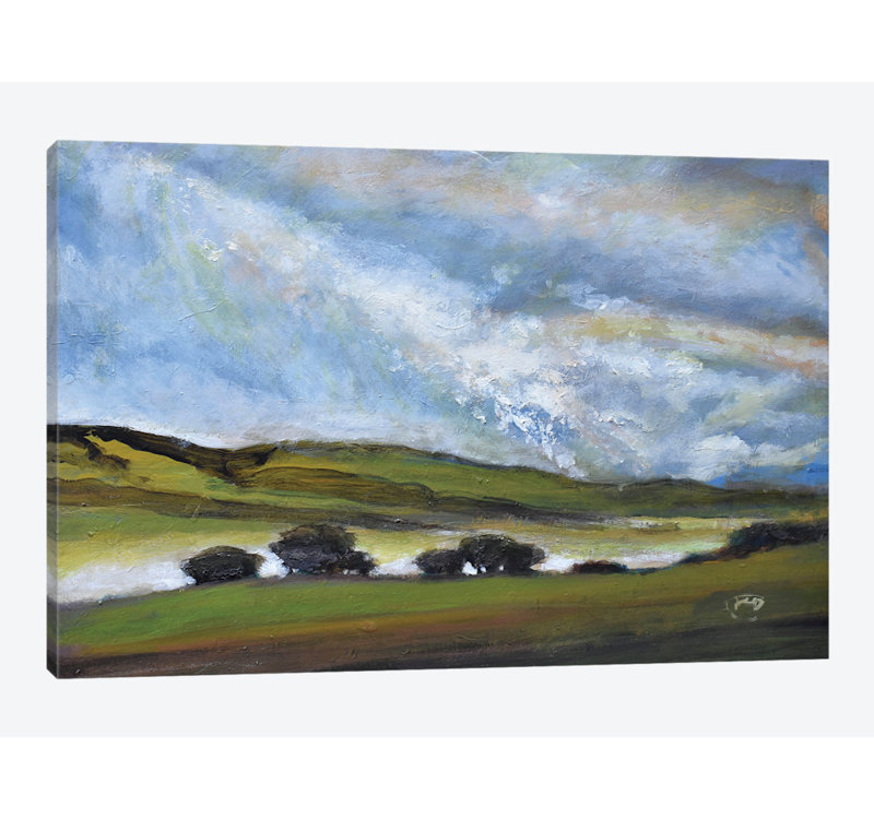Light On Green Hills By Kip Decker Wrapped Canvas Print Allmodern