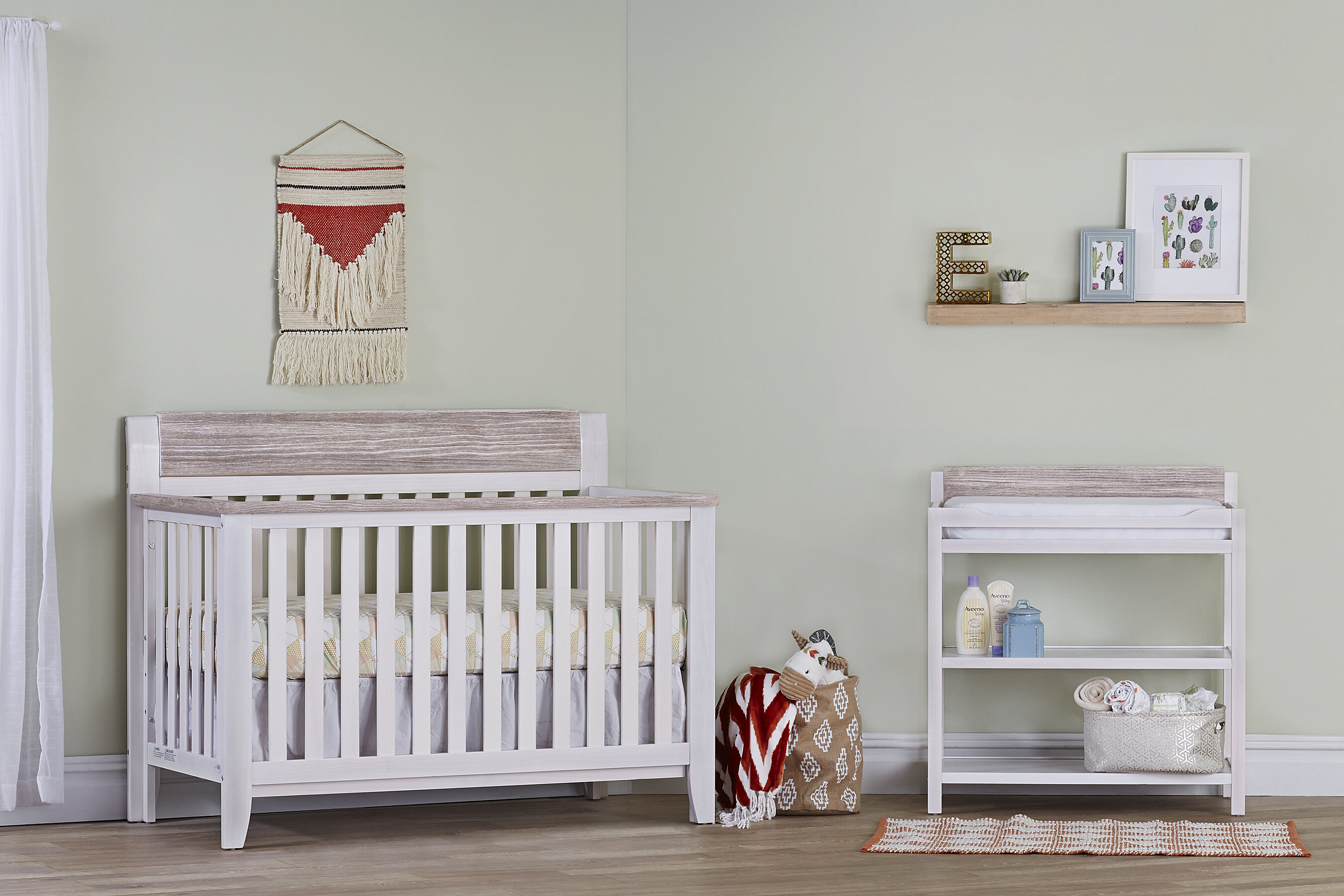 Suite Bebe Hayes Convertible Standard Crib 2 Piece Nursery