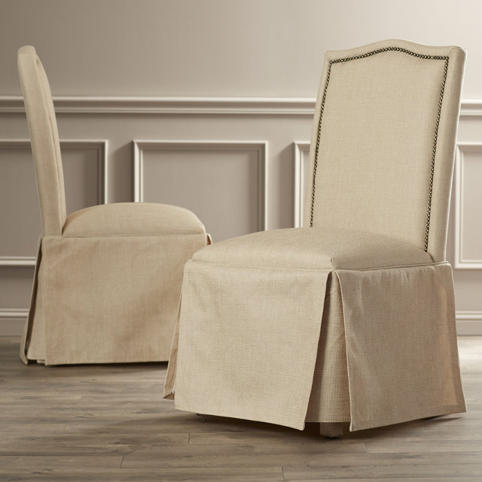 Alison Skirted Upholstered Parson Chair Alison Skirted Upholstered Parson Chair