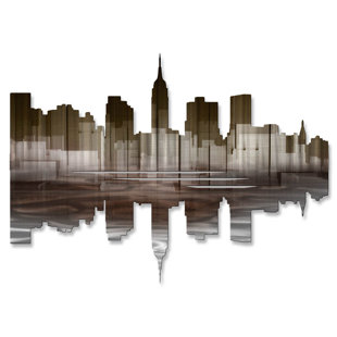 New York Subway Wall Art Wayfair New York City Reflection Iii Wall Décor