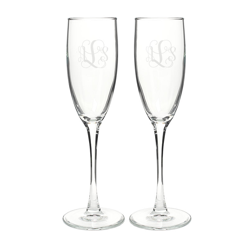 Vine Monogram Champagne Flute