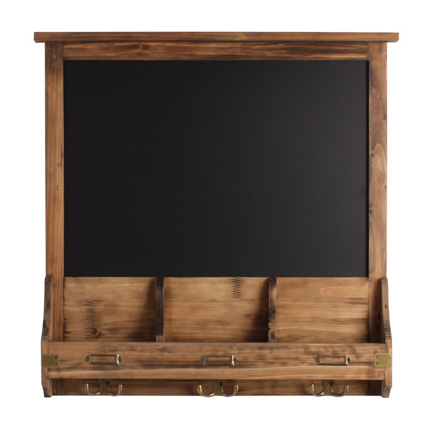Johanna Wall Organizer With Key Hooks And Chalkboard Reviews