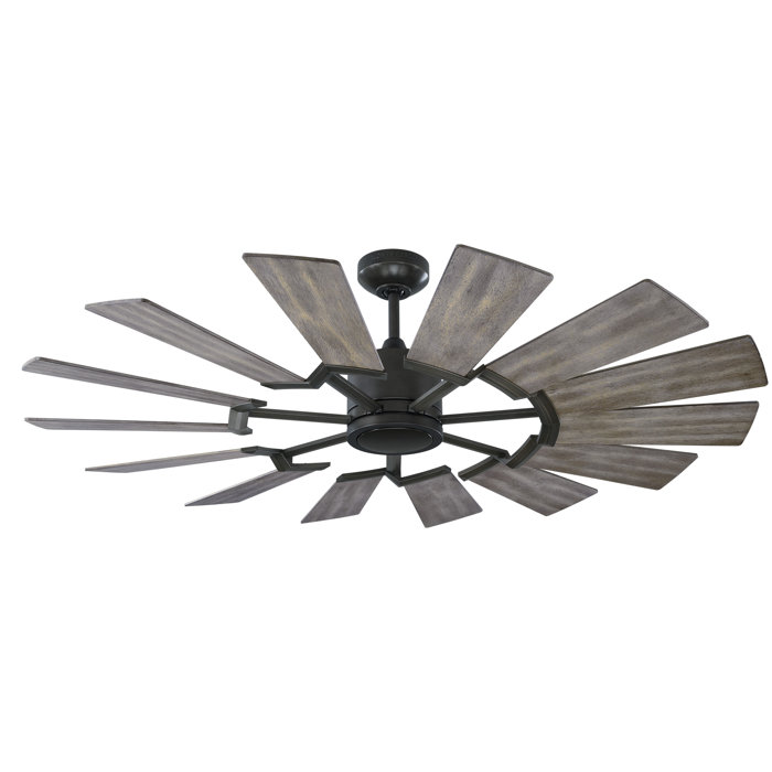 Brayden Studio 52 Fischer 14 Blade Led Ceiling Fan With Remote