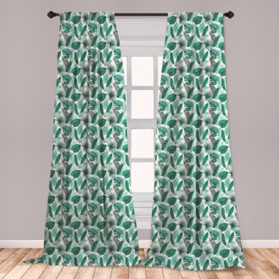 Banana Leaf Curtains Wayfair