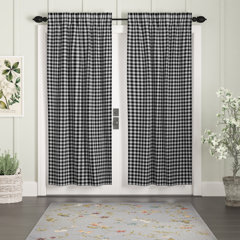 Large Buffalo Check Curtains Wayfair