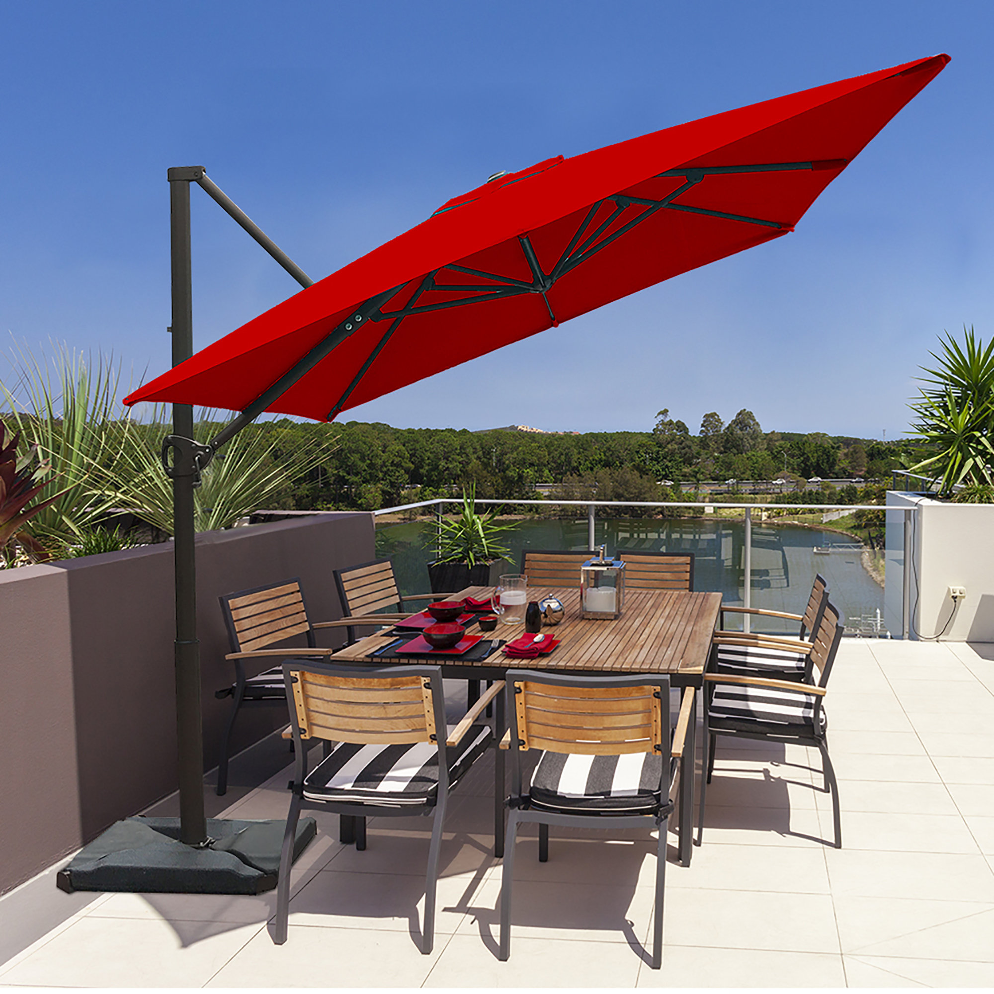 Freeport Park Fordwich 8 X 10 Rectangular Cantilever Umbrella Freeport Park Fordwich 8 X 10