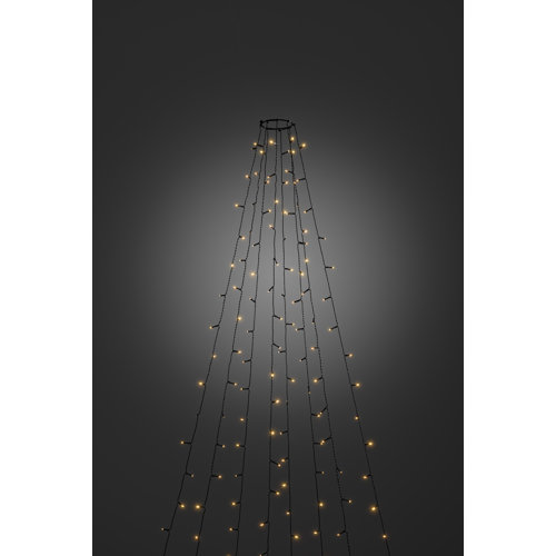 120 Amber White LED Tree Fairy Light Konstsmide 